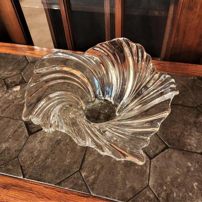 Lot #65  MIKASA Crystal Center Bowl - "Regalville"