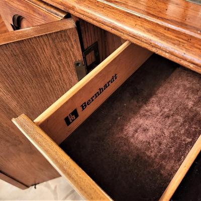 Lot #67  BURKHARDT Server - Oak Finish