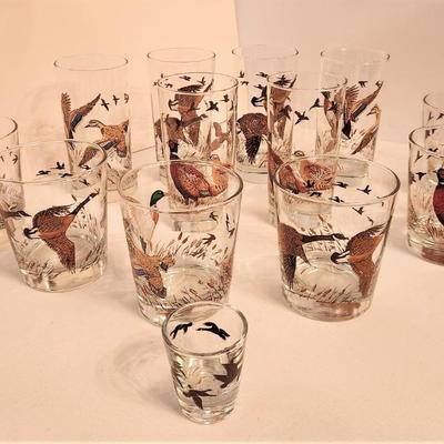 Lot #70  Set of 1970's Libby Bar Glasses - complete