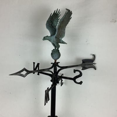 6276 Vintage Cast Aluminum Eagle Weathervane