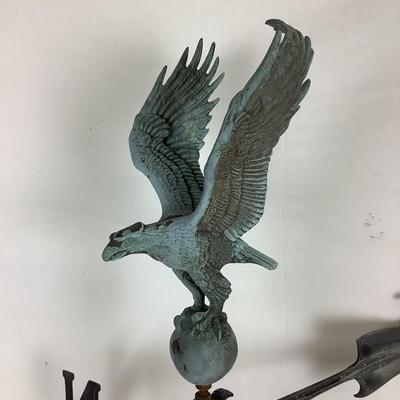 6276 Vintage Cast Aluminum Eagle Weathervane