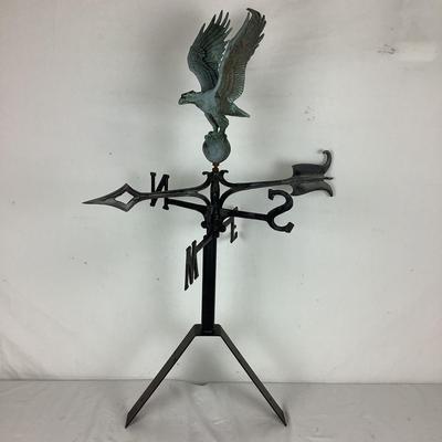 6276 Vintage Cast Aluminum Eagle Weathervane