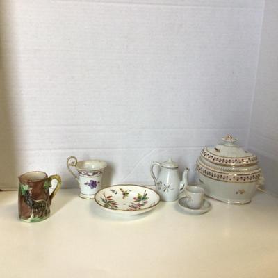 6271 Majolica Mini Creamer, Transferware, Childs Tea-set