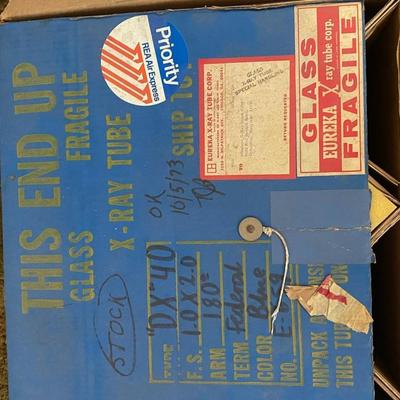 Vintage X Ray Tube in box , by Eureka/Litton Industries