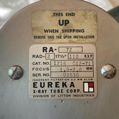 Vintage X Ray Tube in box , by Eureka/Litton Industries