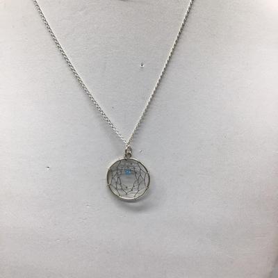 Dream Catcher Silver 925 pendant and Chain