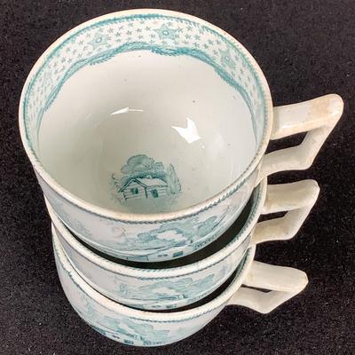 6300 William Henry Harrisons Antique Childs Tea Set of 6