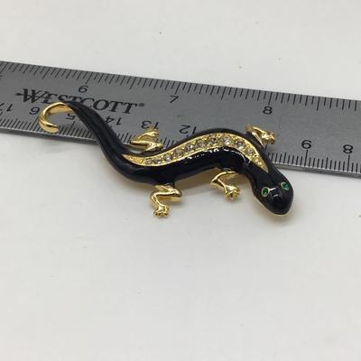 Salamander Avon Brooch