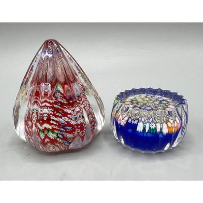 Handmade Glass Perthshire Paperweights & PMCD Glass Studio Colorful Home Decor Paperweights