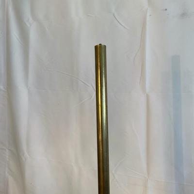 Retro MCM Flying Saucer Brass Lamp  Brass