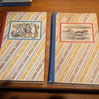 1946 Alice in Wonderland and Through the Looking Glass, 2 volume