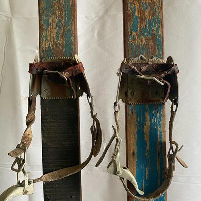 Vintage wood Cross Country Skis
