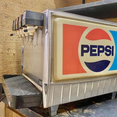 Vintage Booth Commercial  Pepsi Cola Soda Fountain Tap Dispenser Machine