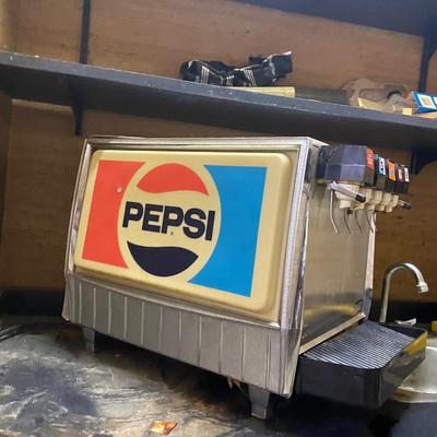 Vintage Booth Commercial  Pepsi Cola Soda Fountain Tap Dispenser Machine