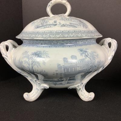 6310 Ironstone & English Transferware Tureens
