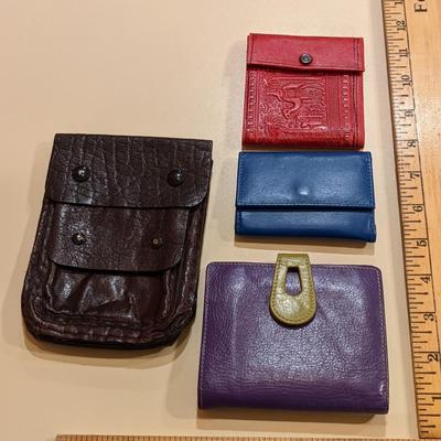 Lot of Minimal Wear Leather Wallets