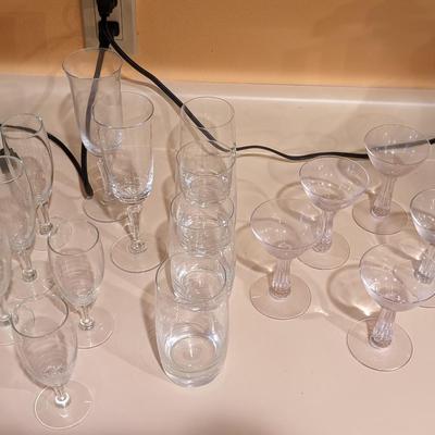 Variety Lot of Glasses