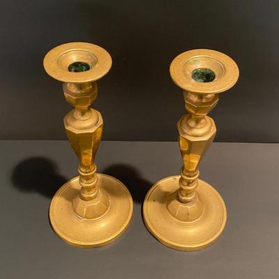 LOT 6: Vintage Brass Candlesticks & More Collection