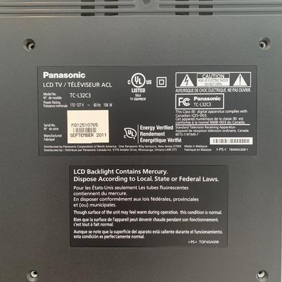 LOT  18: Panasonic LCD TV Model TC-L32C3