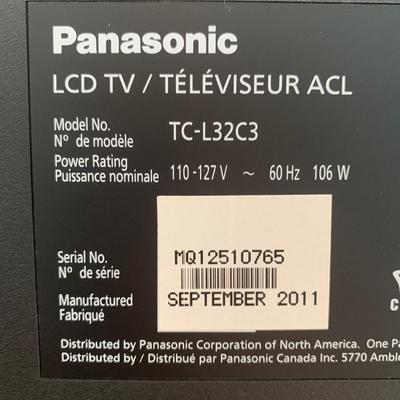 LOT  18: Panasonic LCD TV Model TC-L32C3