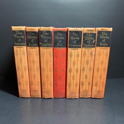 LOT 49R: Shakespeare, Poe & More - Vintage Book Series Collection featuring Great Works of Literature