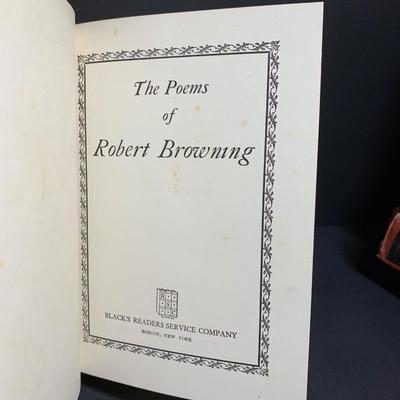 LOT 50R: Vintage Book Series Collection featuring Great Works of Literature - Emerson, Browning & More