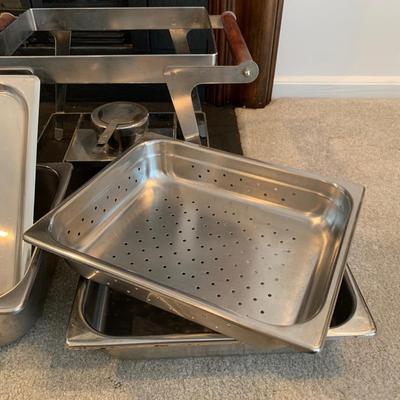 LOT 62R: Vintage Vollrath Stainless Steel Chafing Dish