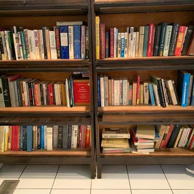 LOT 64R: Big Collection of Books - Many Different Genres & Subjects (Books Only-Shelves Not Included)