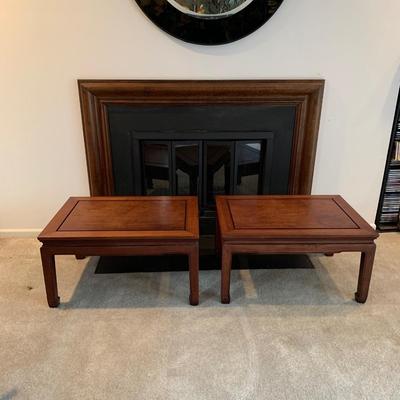 LOT 72R: Pair of Wooden Accent/Coffee Tables