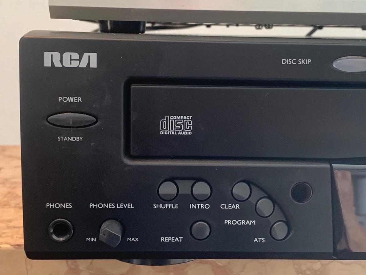 LOT 74 RCA Compact Disc along with JVC Stereo Cassette Deck & Receiver