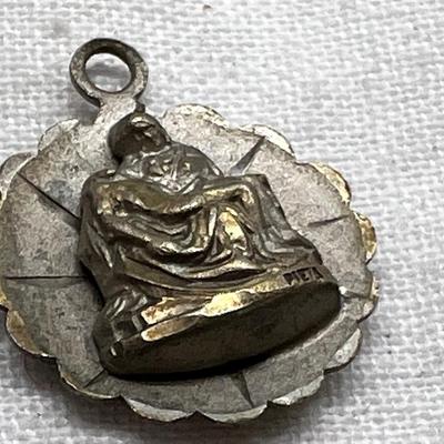 SS and SP charms brass charm pin