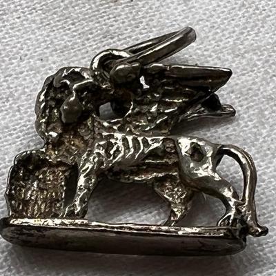 SS and SP charms brass charm pin