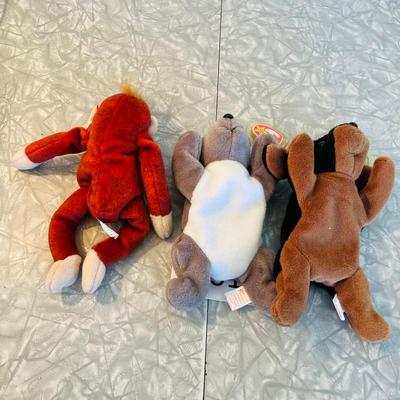 Lot of 3 Beanie Babies
