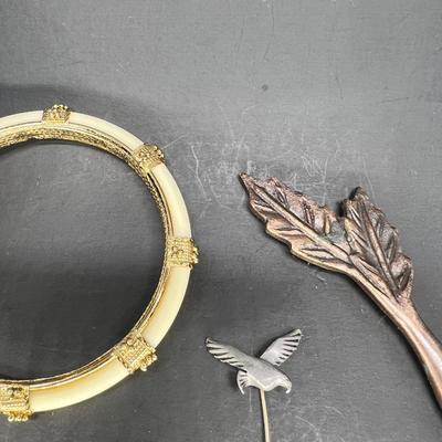 Sterling vintage earrings SP necklaces