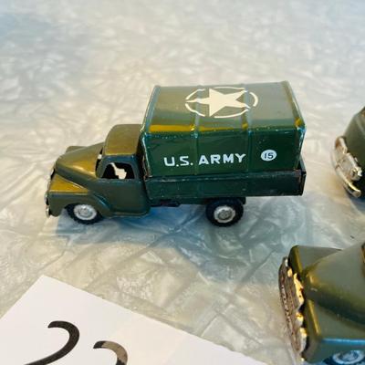 Tin pressed Military Vehicles