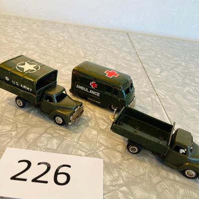 Tin pressed Military Vehicles