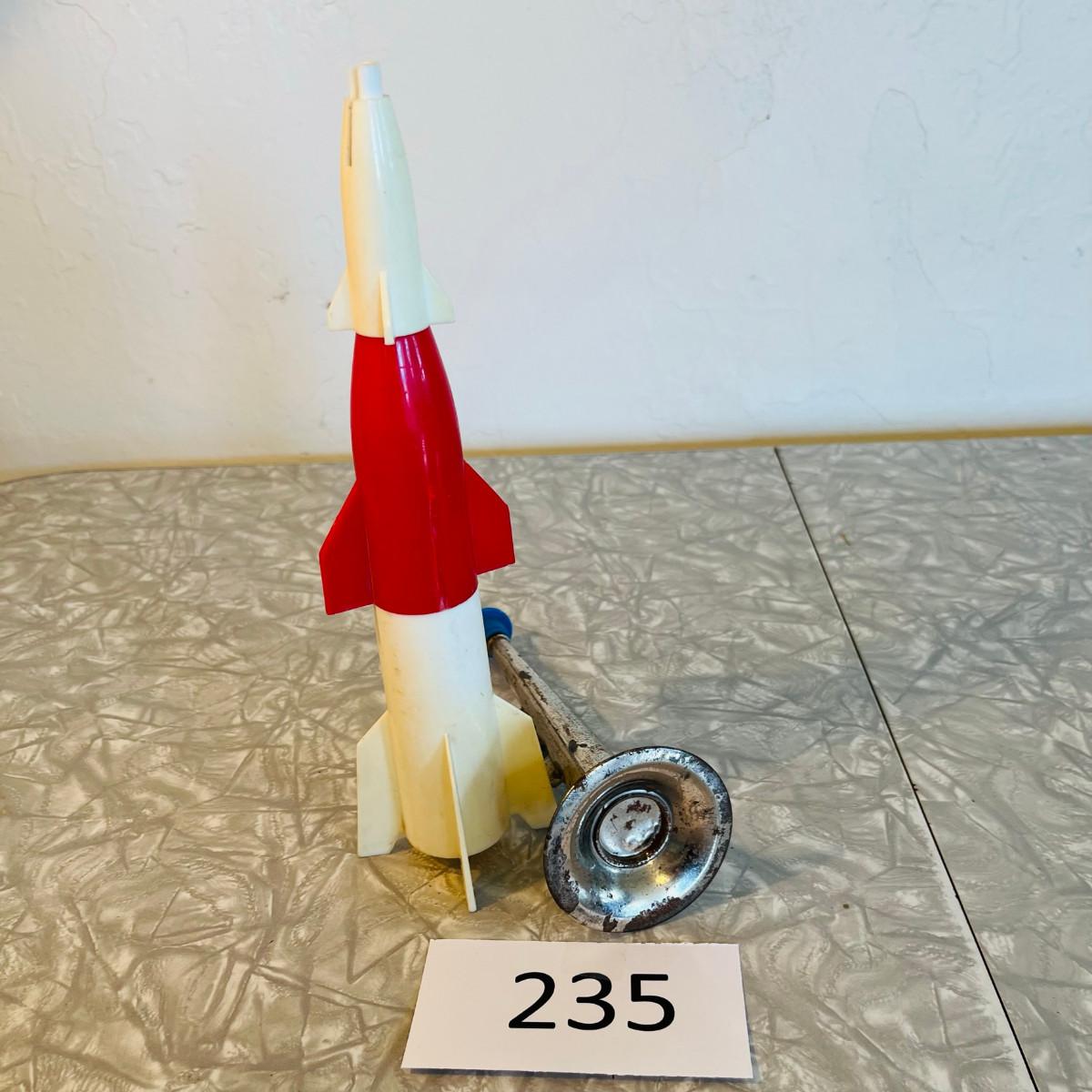 TIn horn & plastic rocket