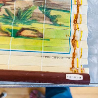 Vintage 1985 Calendar Bamboo