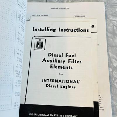 International Harvestor Manuals