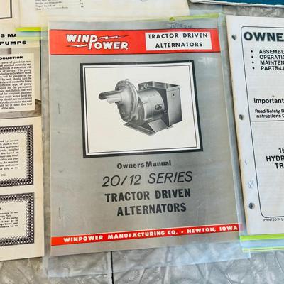Lot of Manuals, various items.