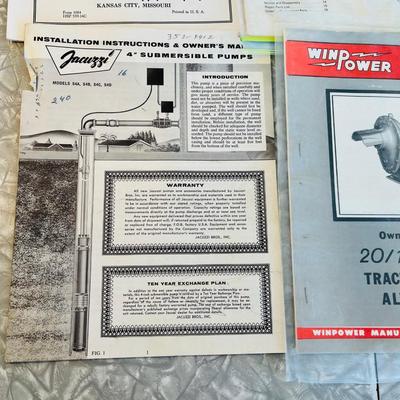 Lot of Manuals, various items.