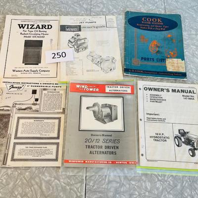 Lot of Manuals, various items.