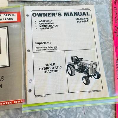 Lot of Manuals, various items.