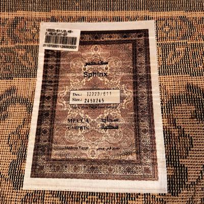 Lot #73  Nice Round Rug -Oriental style - made Egypt