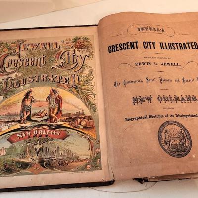 Lot #74  Jewell's Crescent City - published 1873 - Scarce in any condition