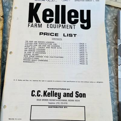 Lot of manuals & parts lists