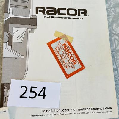 Lot of manuals & parts lists