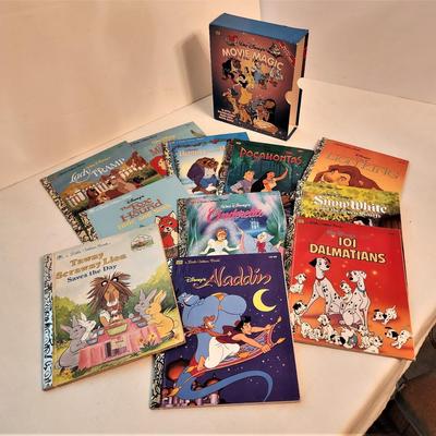 Lot #78  Slipcased Set of Little Golden Books - Disney Movies
