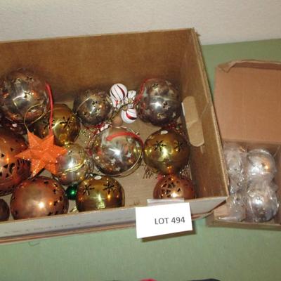 Brass /SilverChristmas Balls