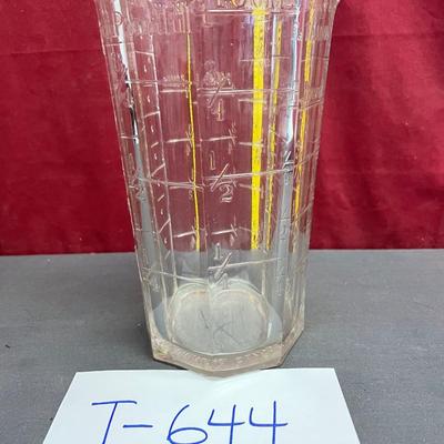 Vintage measuring glass